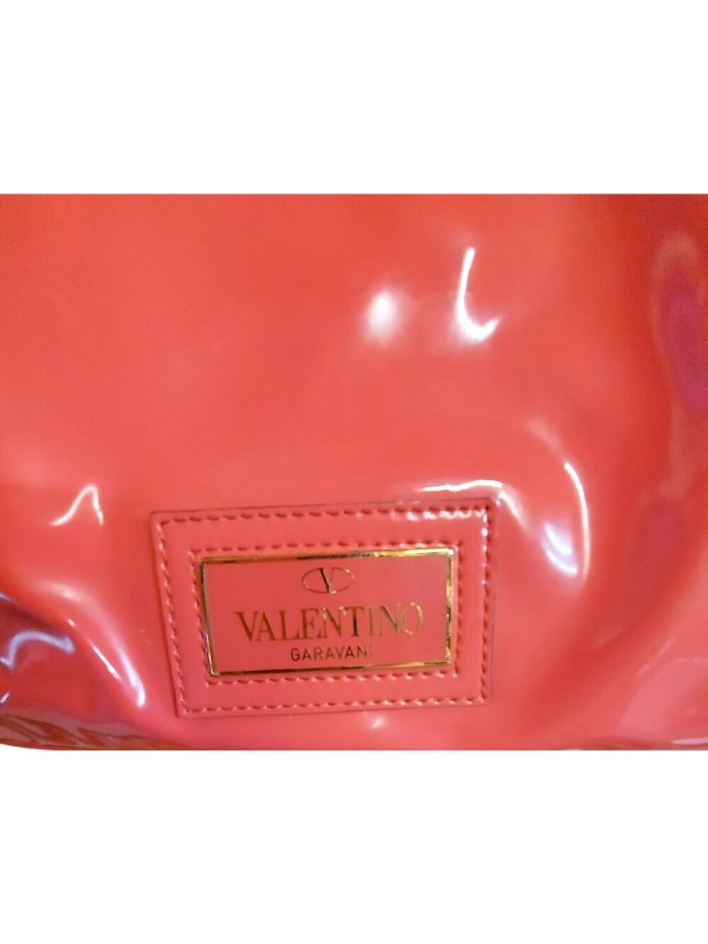 Valentino Garavani Pink Patent Bow Tote Bag NWT - Picture 4 of 7